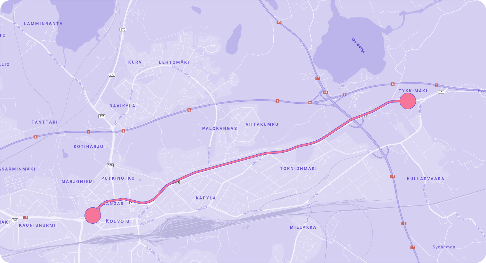 Saapuminen - Tykkimäki